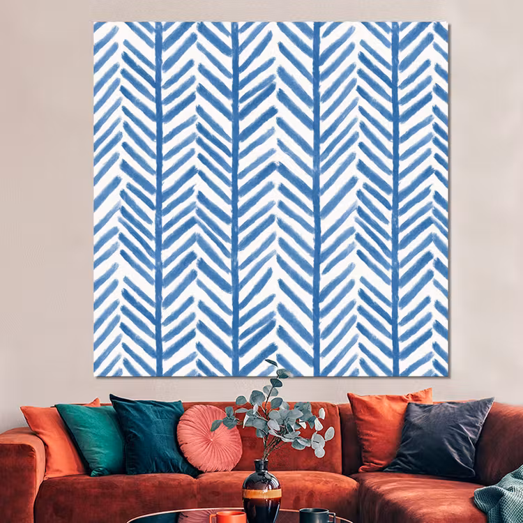 Forex - Patroon - Streep - Blauw — 3
