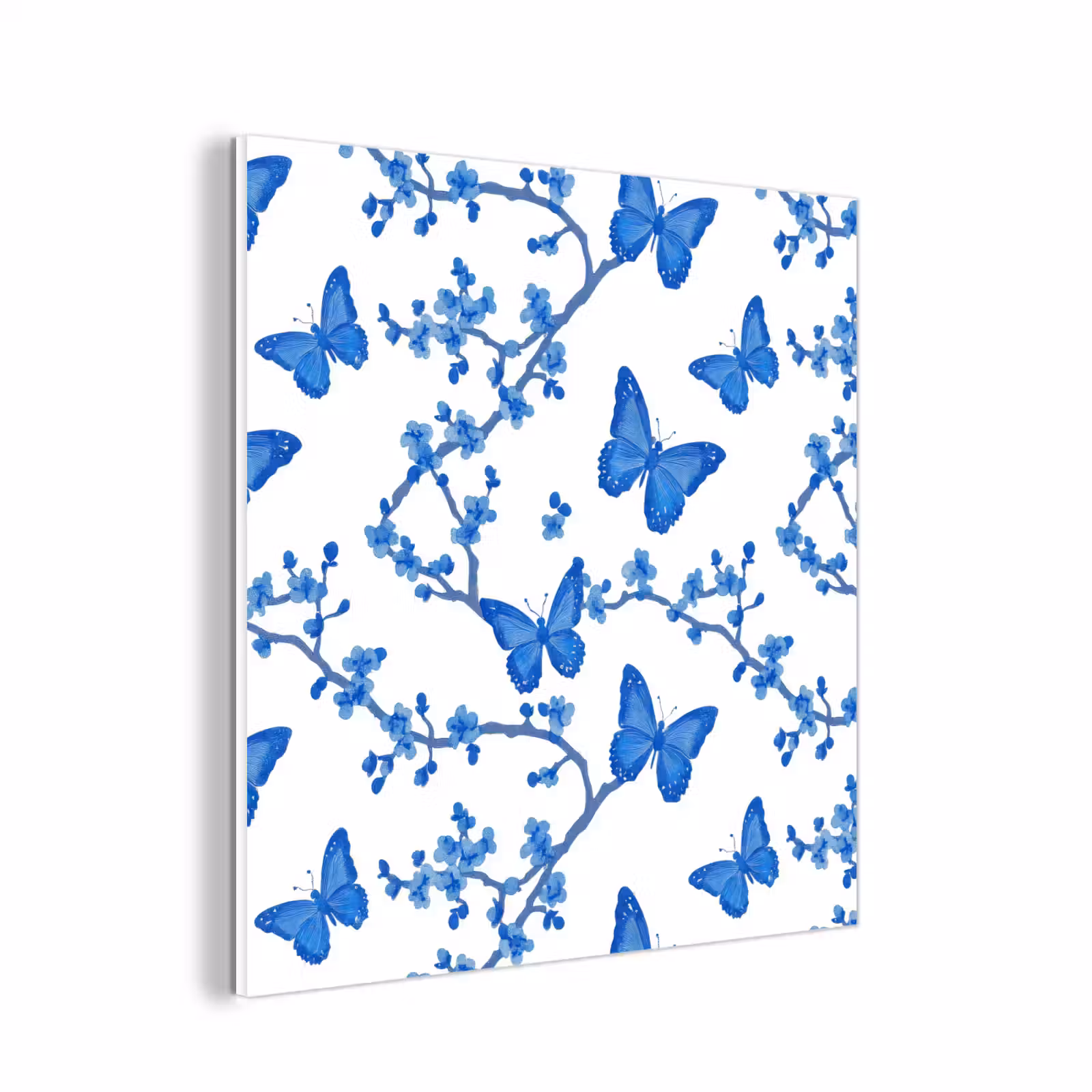 Forex - Vlinder - Bloemen - Blauw — 1