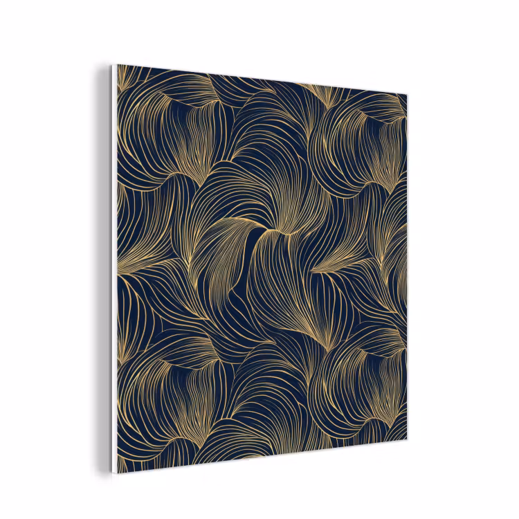 Forex - Abstract - Lijnen - Blauw - Goud — 1