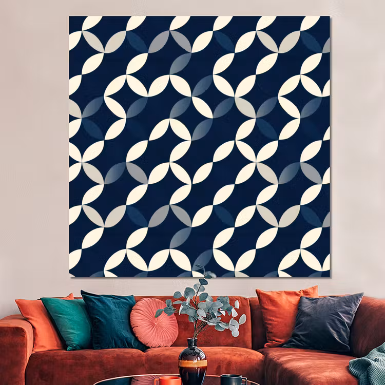 Forex - Abstract - Patroon - Blauw — 3