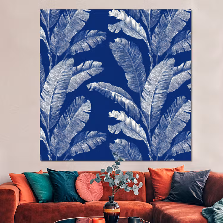 Forex - Blad - Palm - Blauw — 3