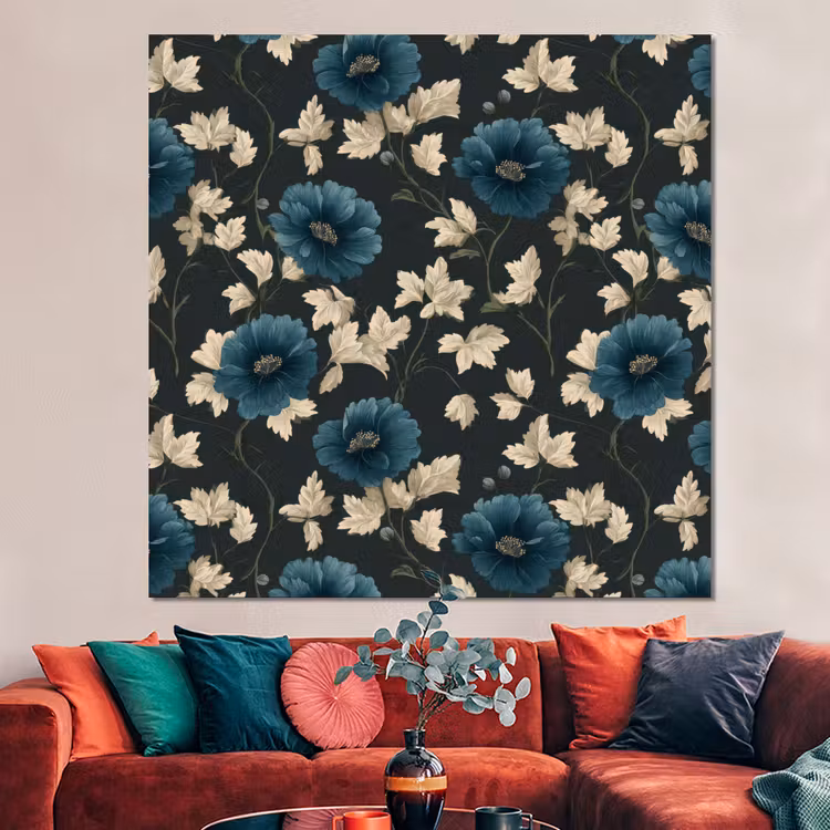 Forex - Botanisch - Bloemen - Blauw — 3