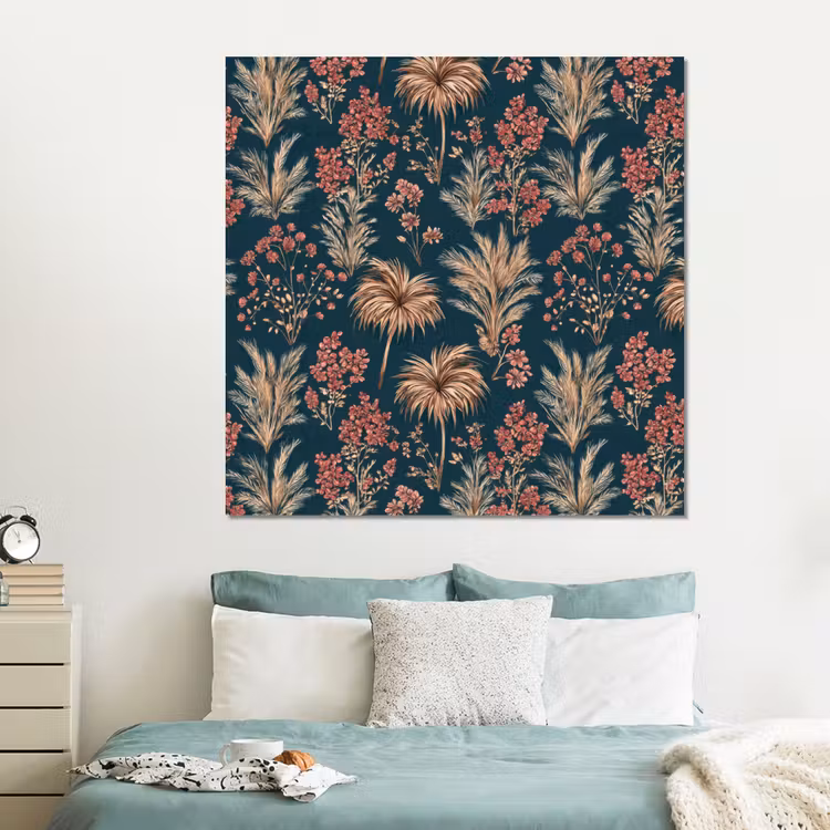 Forex - Botanisch - Patroon - Blauw — 2