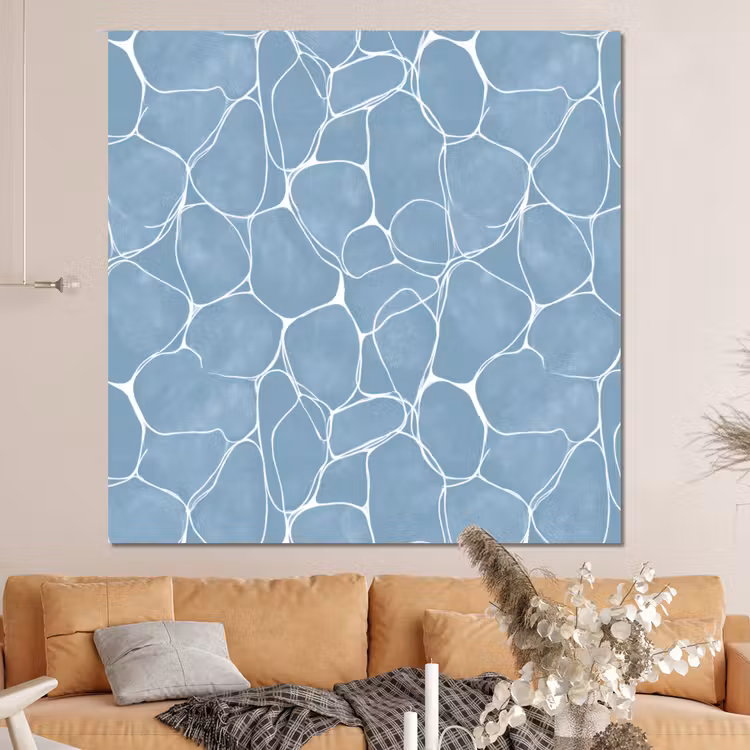 Forex - Organisch - Patroon - Blauw — 4