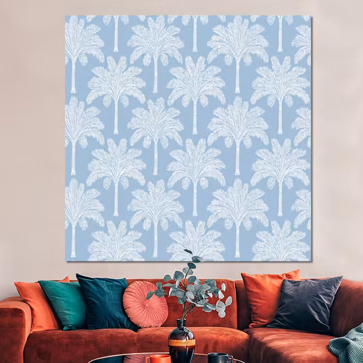 Forex - Palmboom - Modern - Blauw — 3