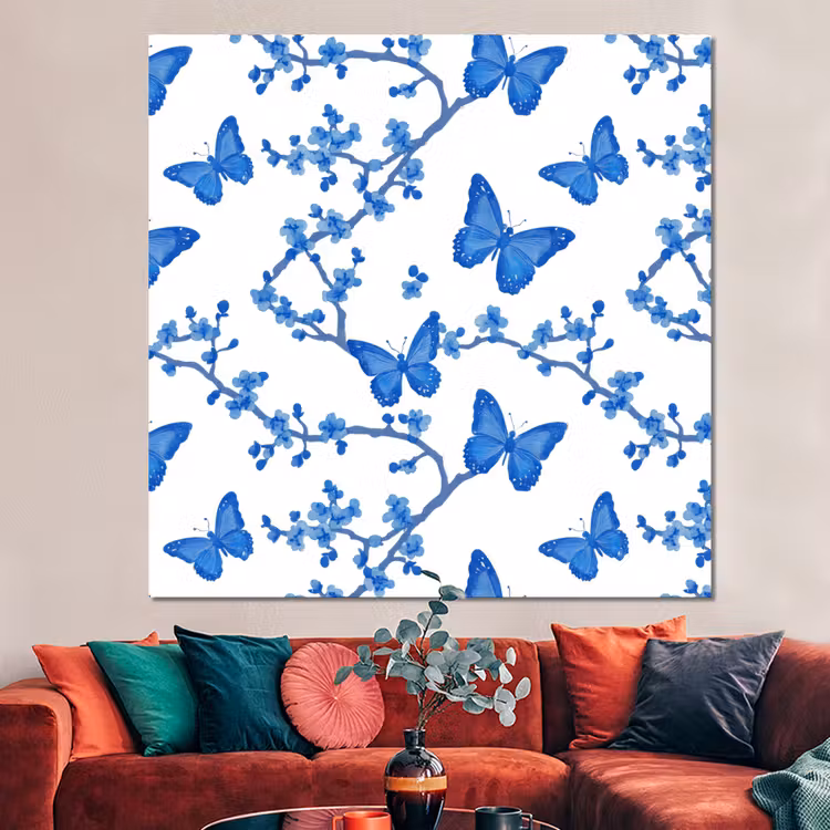 Forex - Vlinder - Bloemen - Blauw — 3