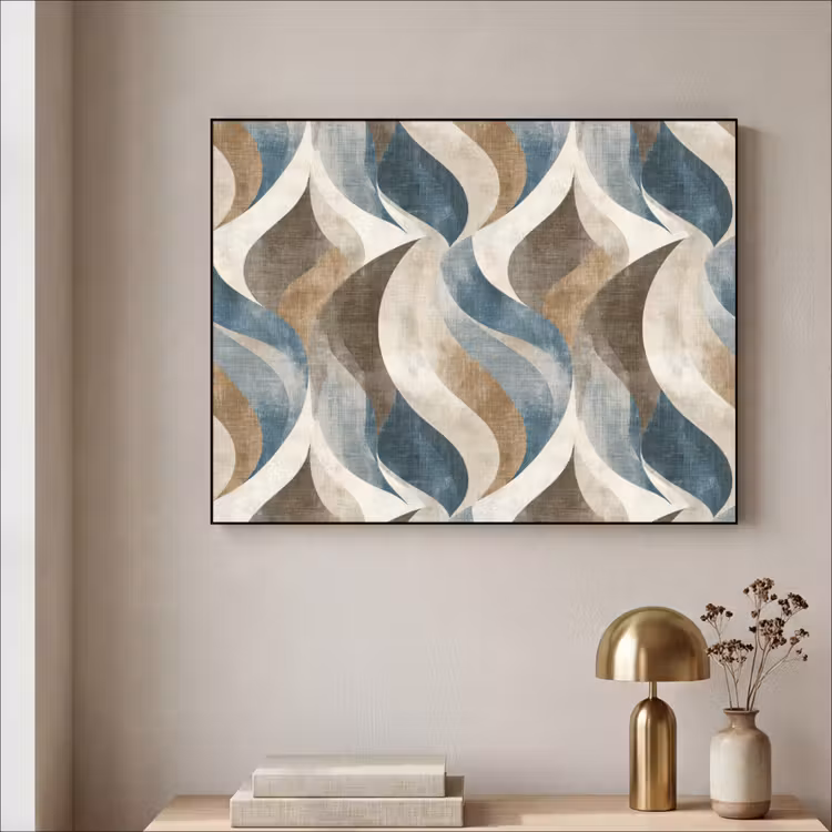 Art Frame - Abstract - Golven - Kleurrijk — 5