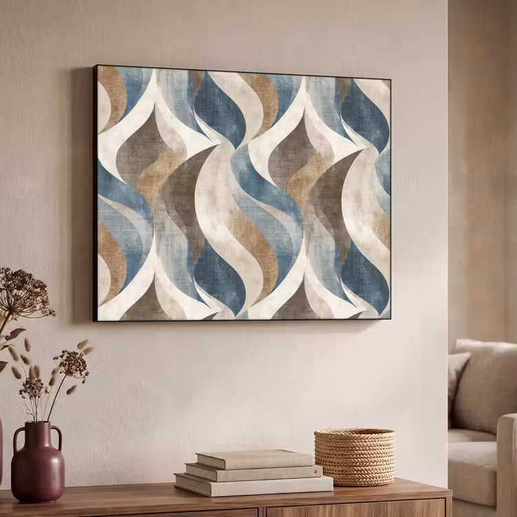 Art Frame - Abstract - Golven - Kleurrijk — 7