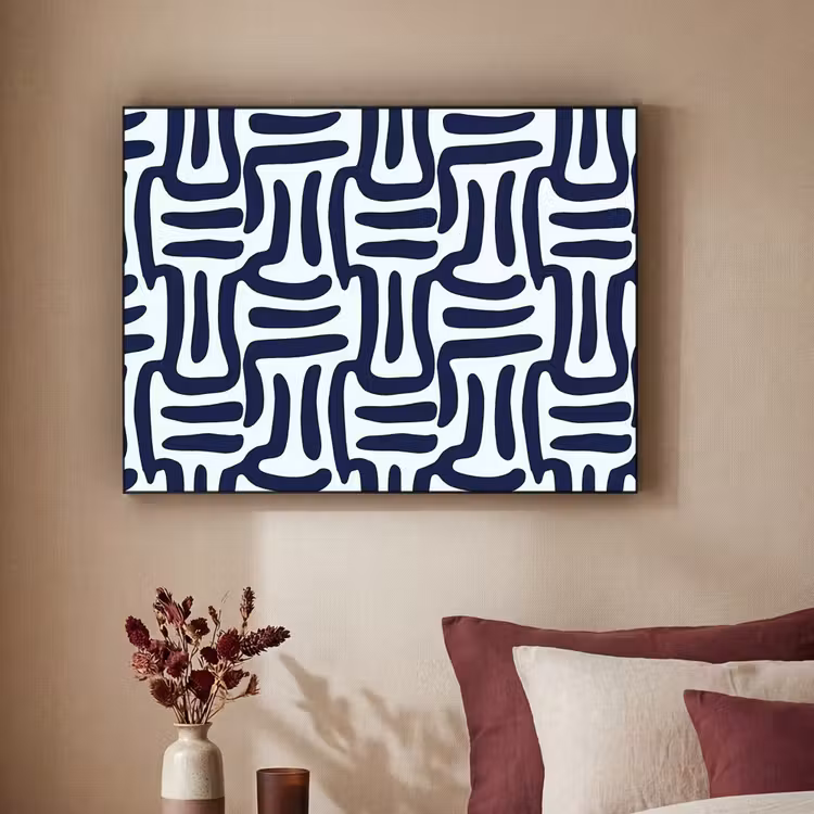 Art Frame - Abstract - Modern - Blauw — 3