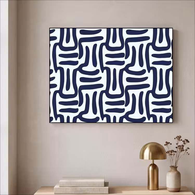 Art Frame - Abstract - Modern - Blauw — 5