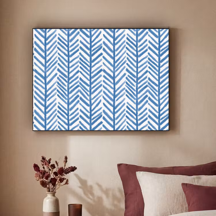 Art Frame - Patroon - Streep - Blauw — 3