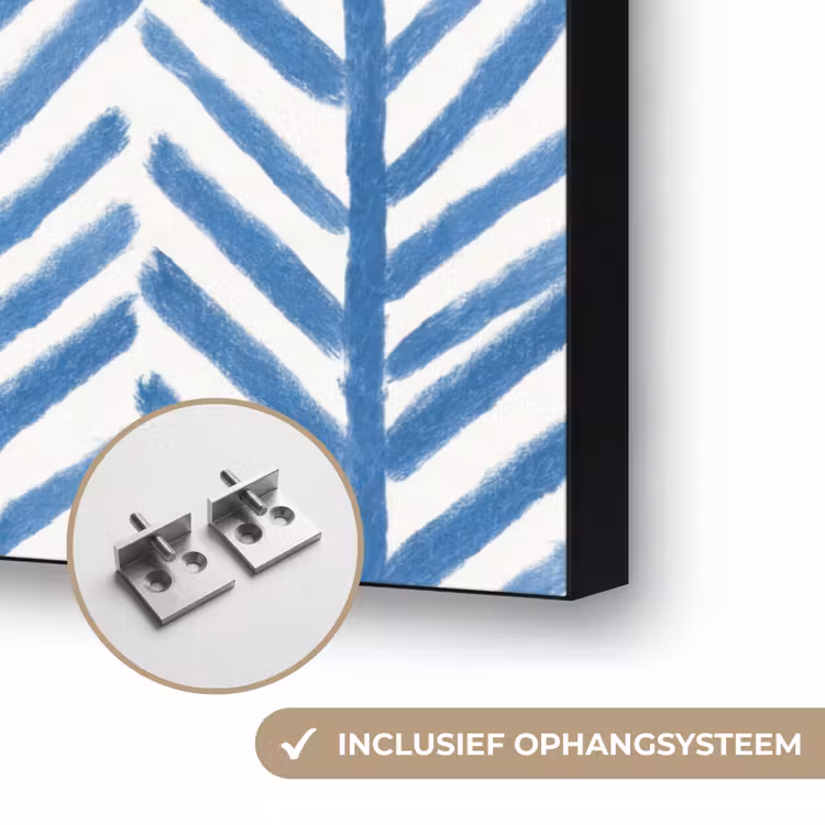 Art Frame - Patroon - Streep - Blauw — 6