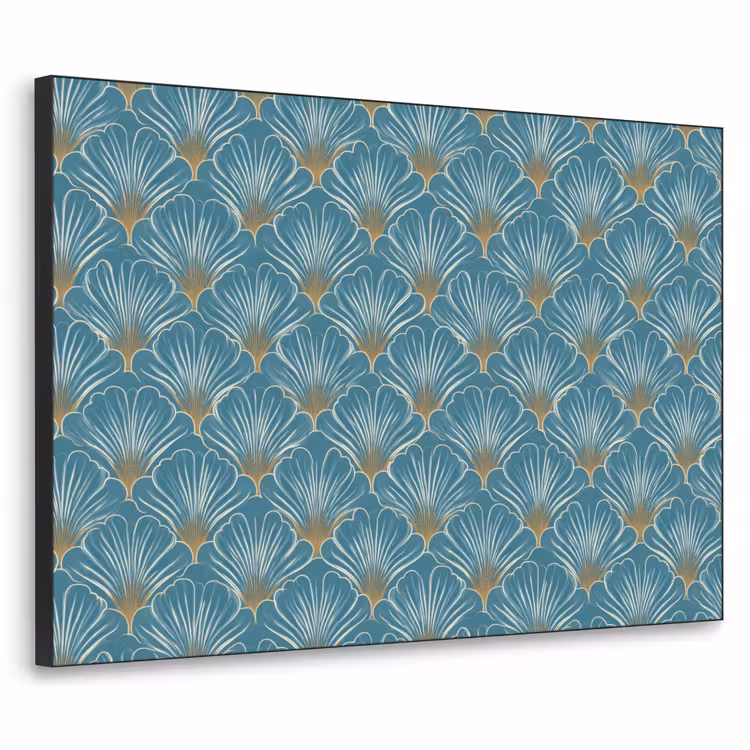 Art Frame - Symmetrisch - Patroon - Blauw — 1