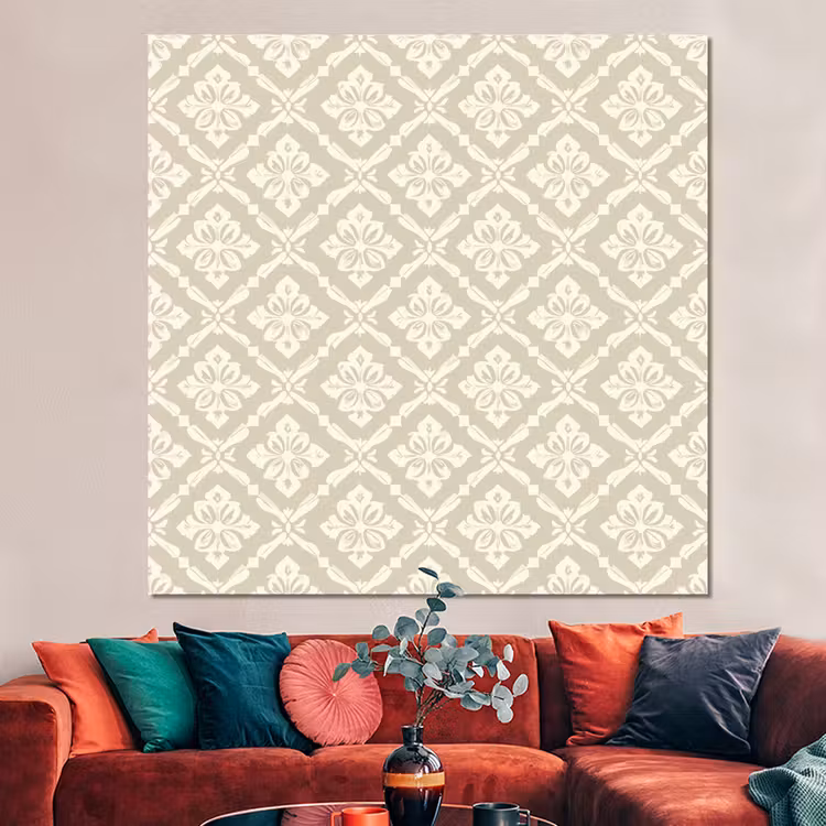 Forex - Floraal - Ornament - Beige — 3