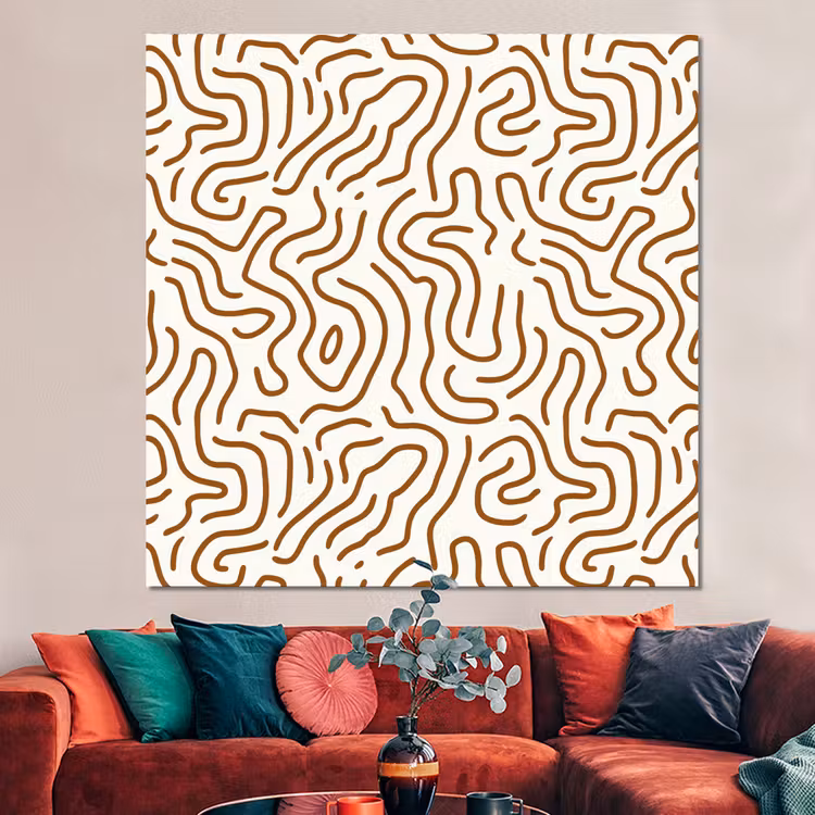 Forex - Minimalistisch - Patroon - Terracotta — 3