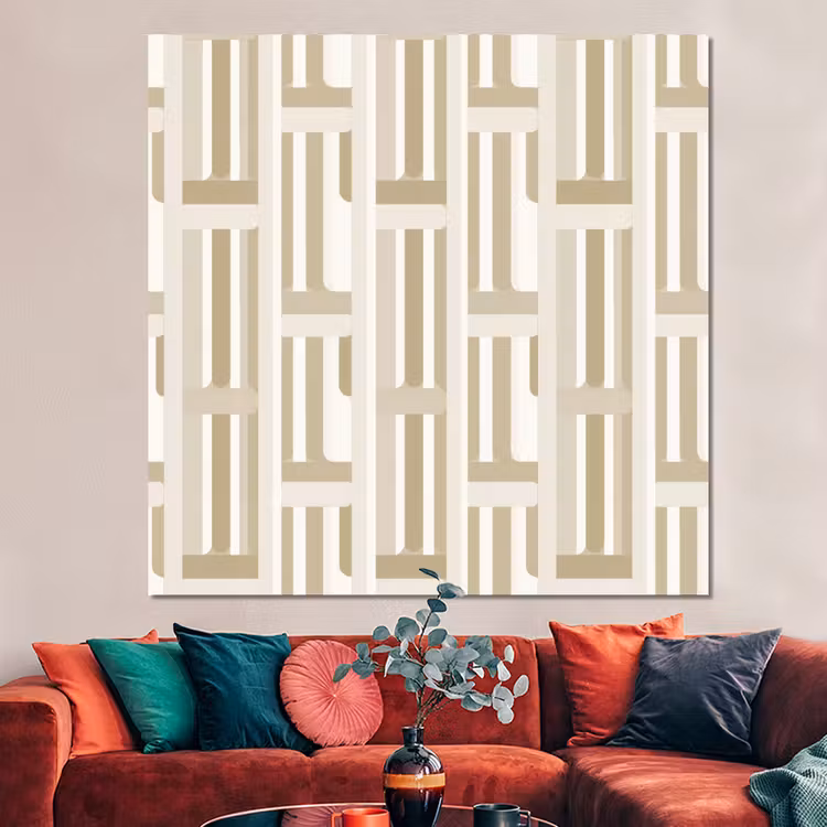 Forex - Modern - Geometrisch - Beige — 3