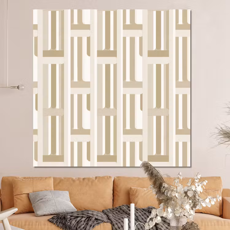 Forex - Modern - Geometrisch - Beige — 4
