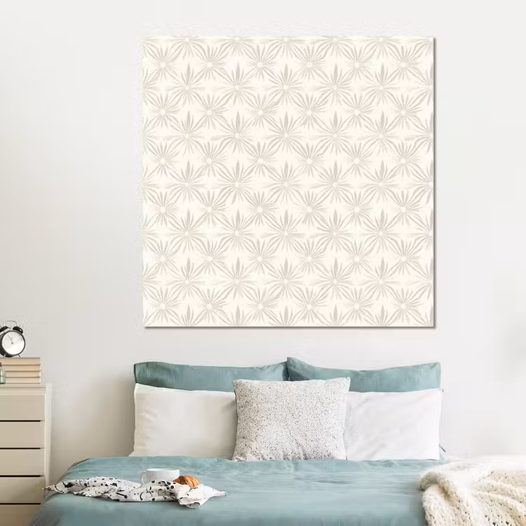 Forex - Patroon - Bloemen - Beige — 2