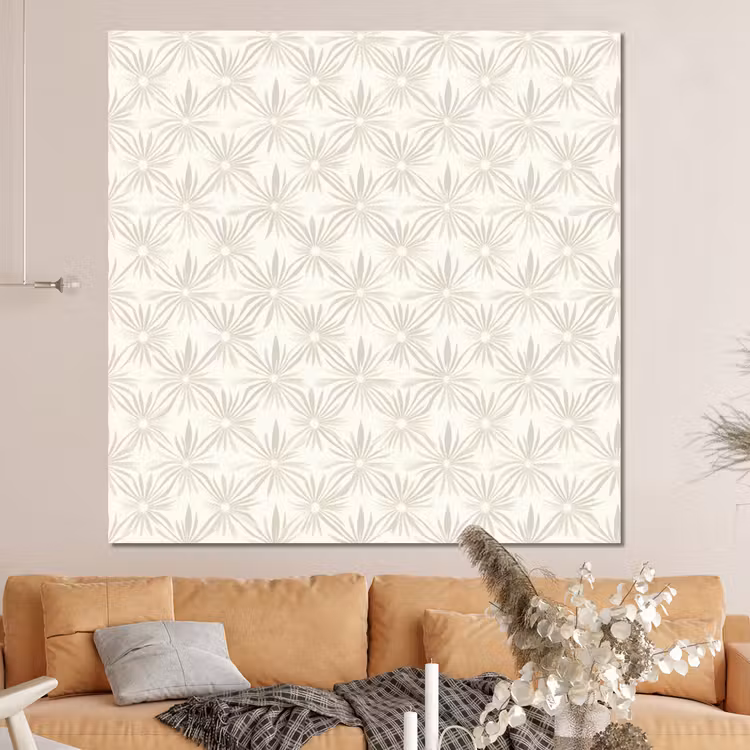 Forex - Patroon - Bloemen - Beige — 4