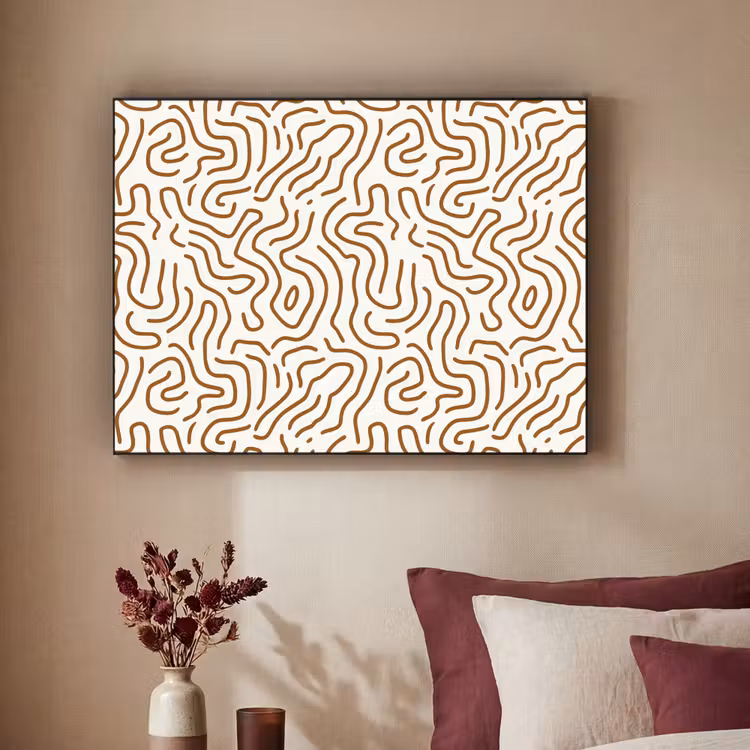 Art Frame - Minimalistisch - Patroon - Terracotta — 3