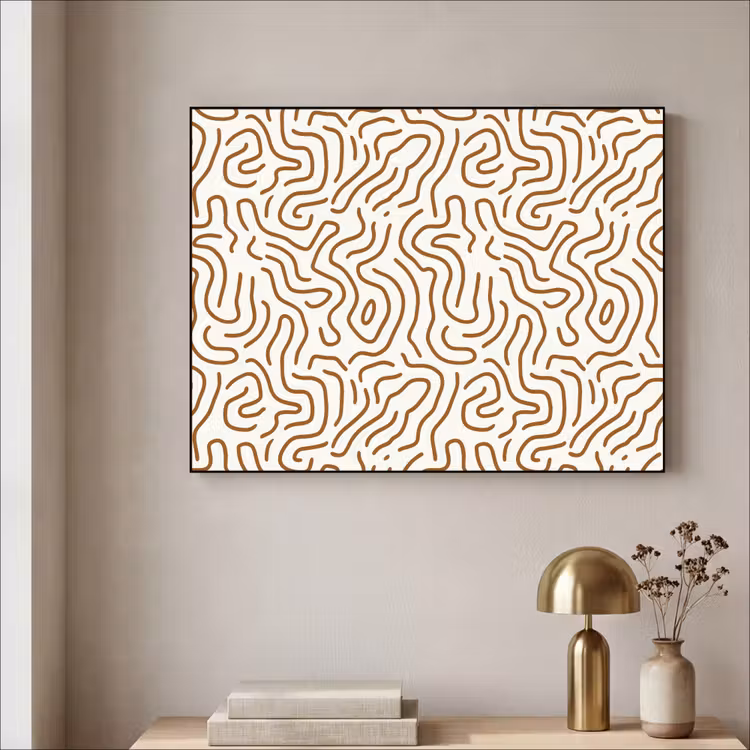 Art Frame - Minimalistisch - Patroon - Terracotta — 5