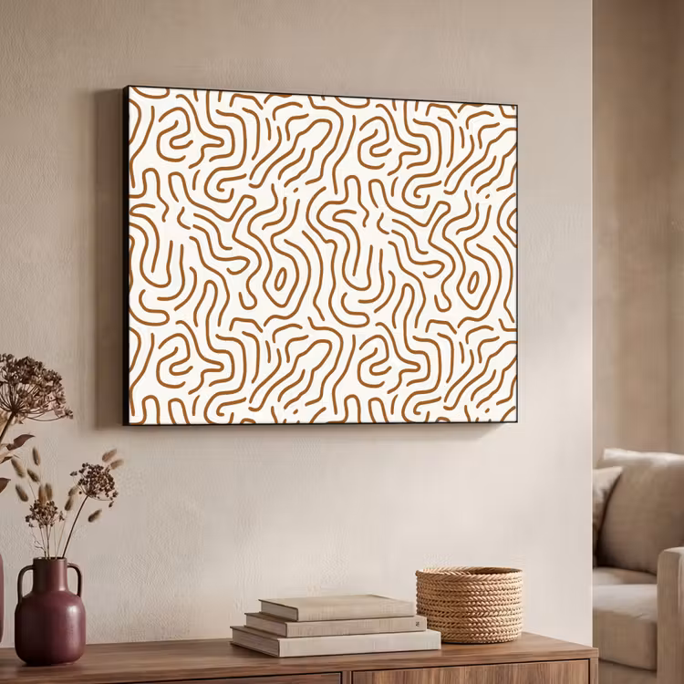 Art Frame - Minimalistisch - Patroon - Terracotta — 7
