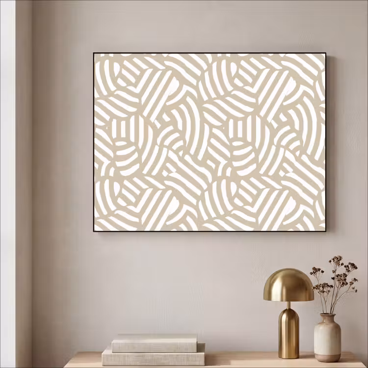 Art Frame - Abstract - Modern - Beige — 5