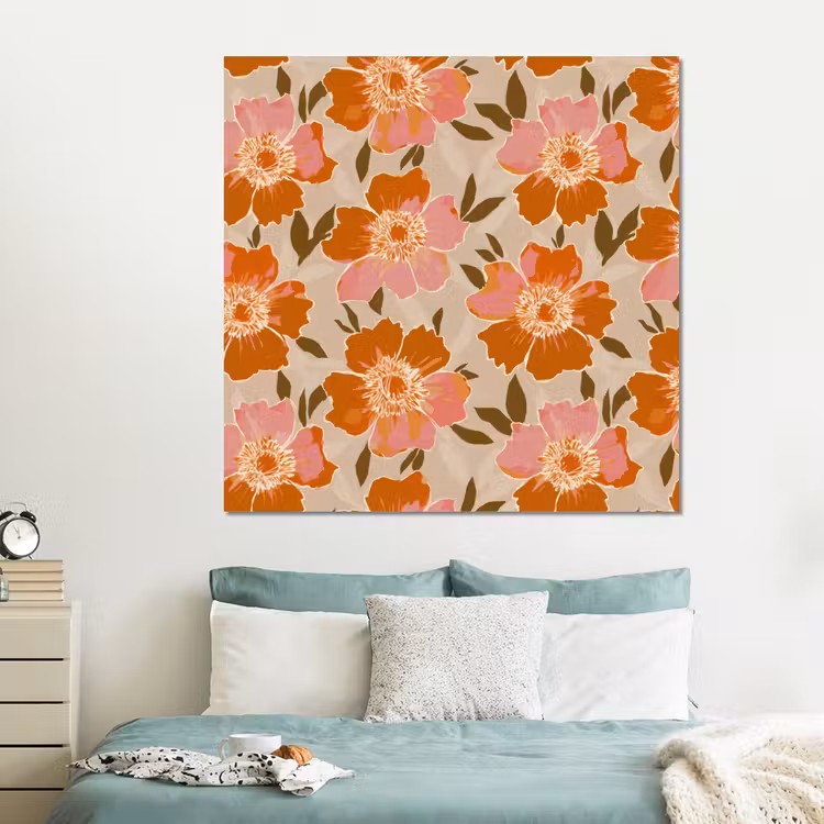 Forex - Bloemen - Motief - Retro — 2
