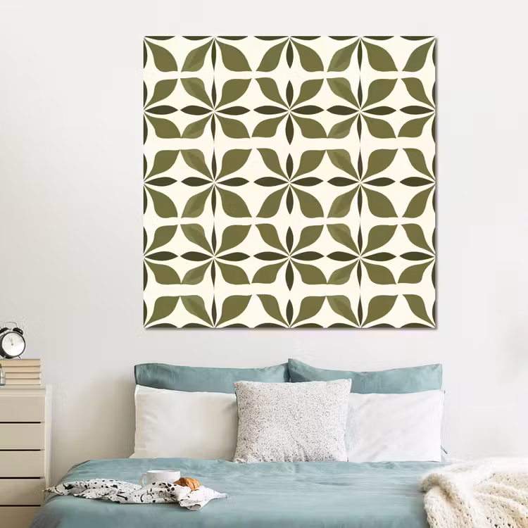 Forex - Botanisch - Retro - Groen — 2