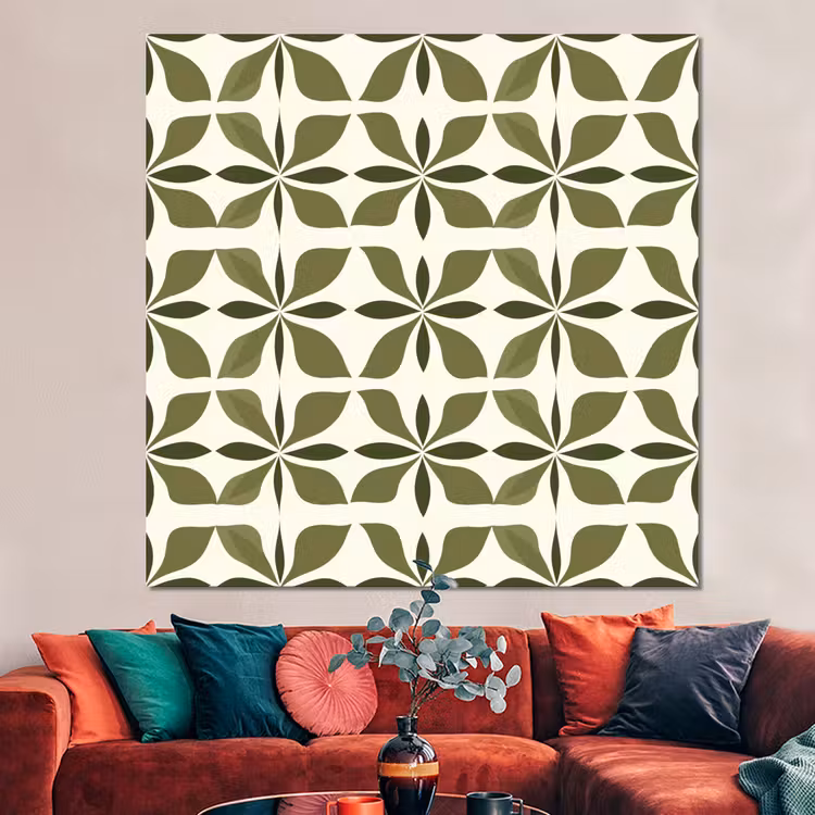 Forex - Botanisch - Retro - Groen — 3