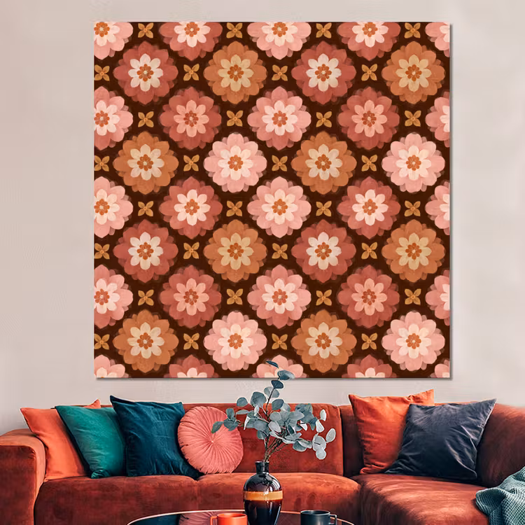 Forex - Geometrisch - Bloemen - Kleurrijk — 3