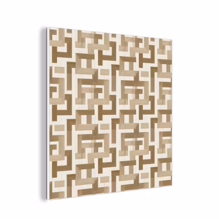 Forex - Geometrisch - Retro - Bruin — 1