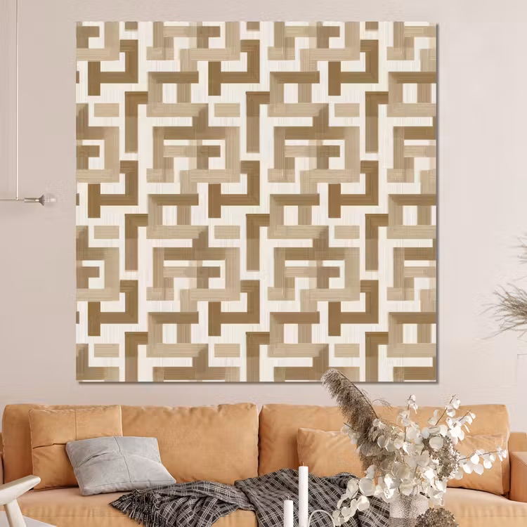 Forex - Geometrisch - Retro - Bruin — 4
