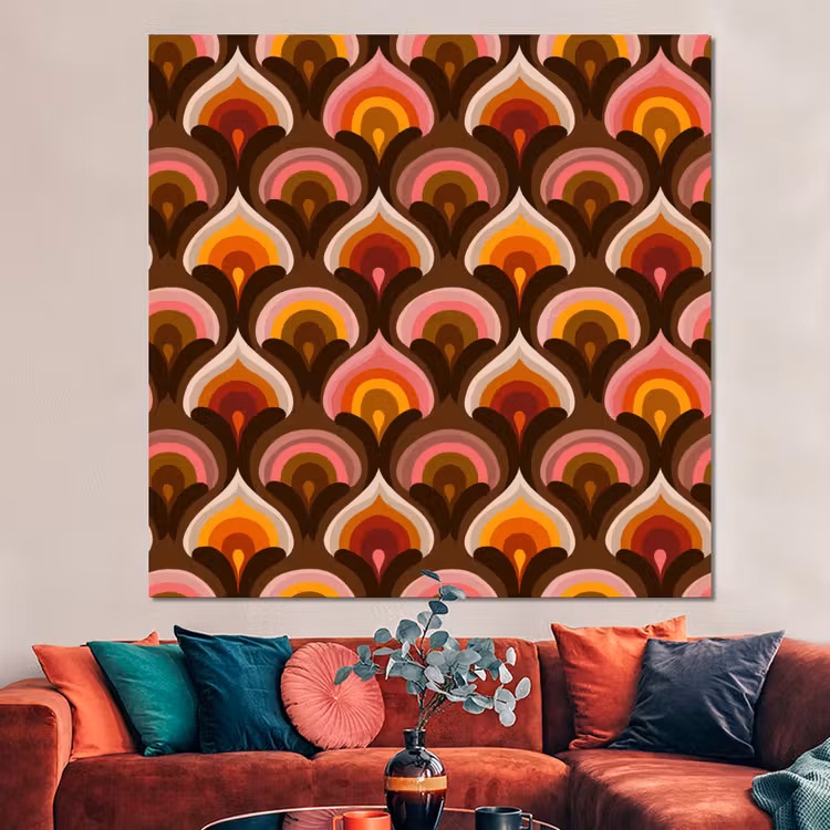 Forex - Patroon - Retro - Kleurrijk — 3