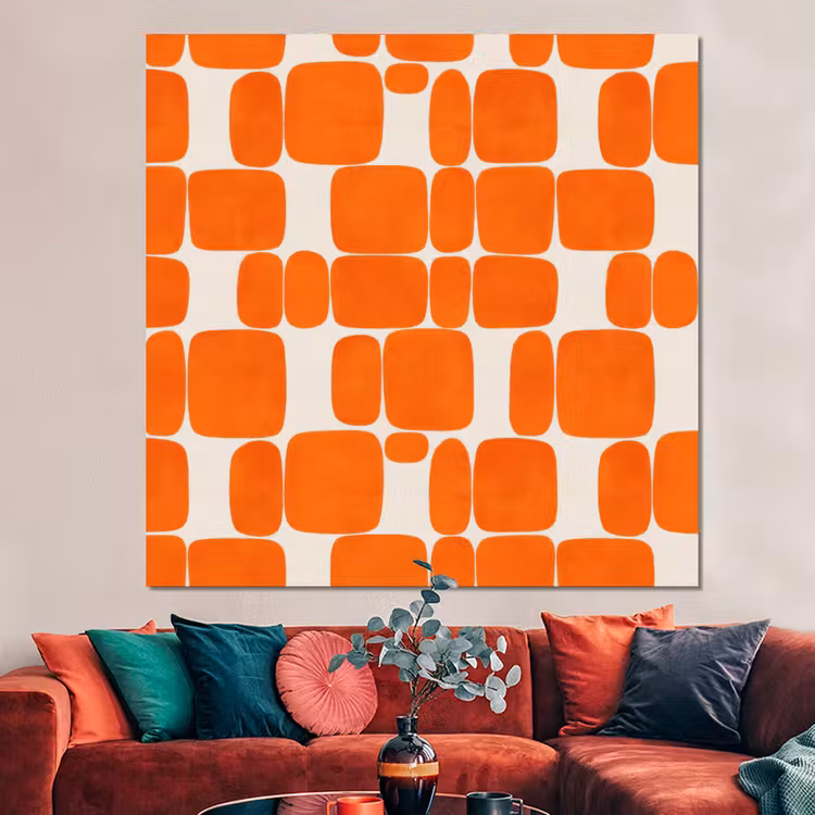 Forex - Patroon - Retro - Oranje — 3