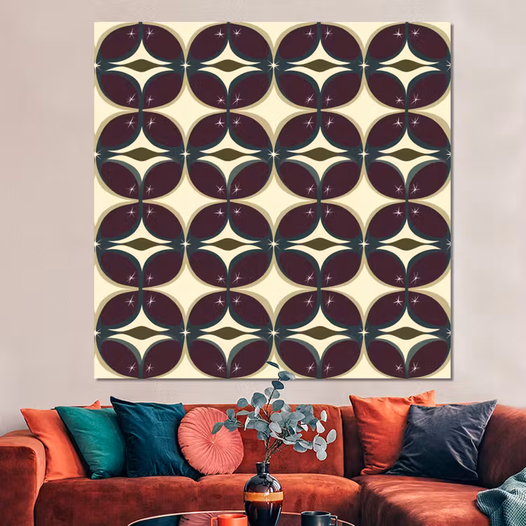 Forex - Cirkel - Retro - Kleurrijk — 3