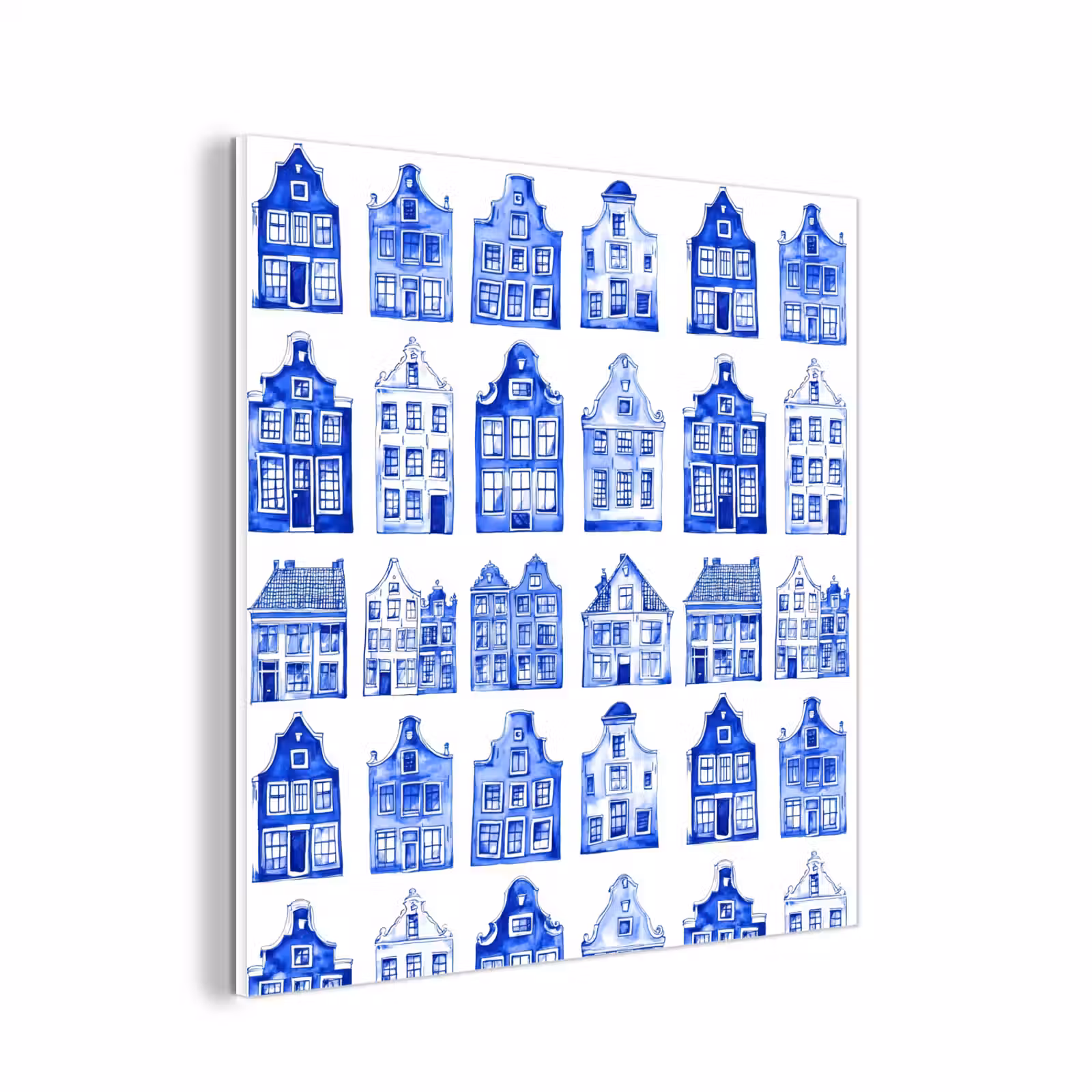 Forex - Patroon - Huizen - Blauw — 1