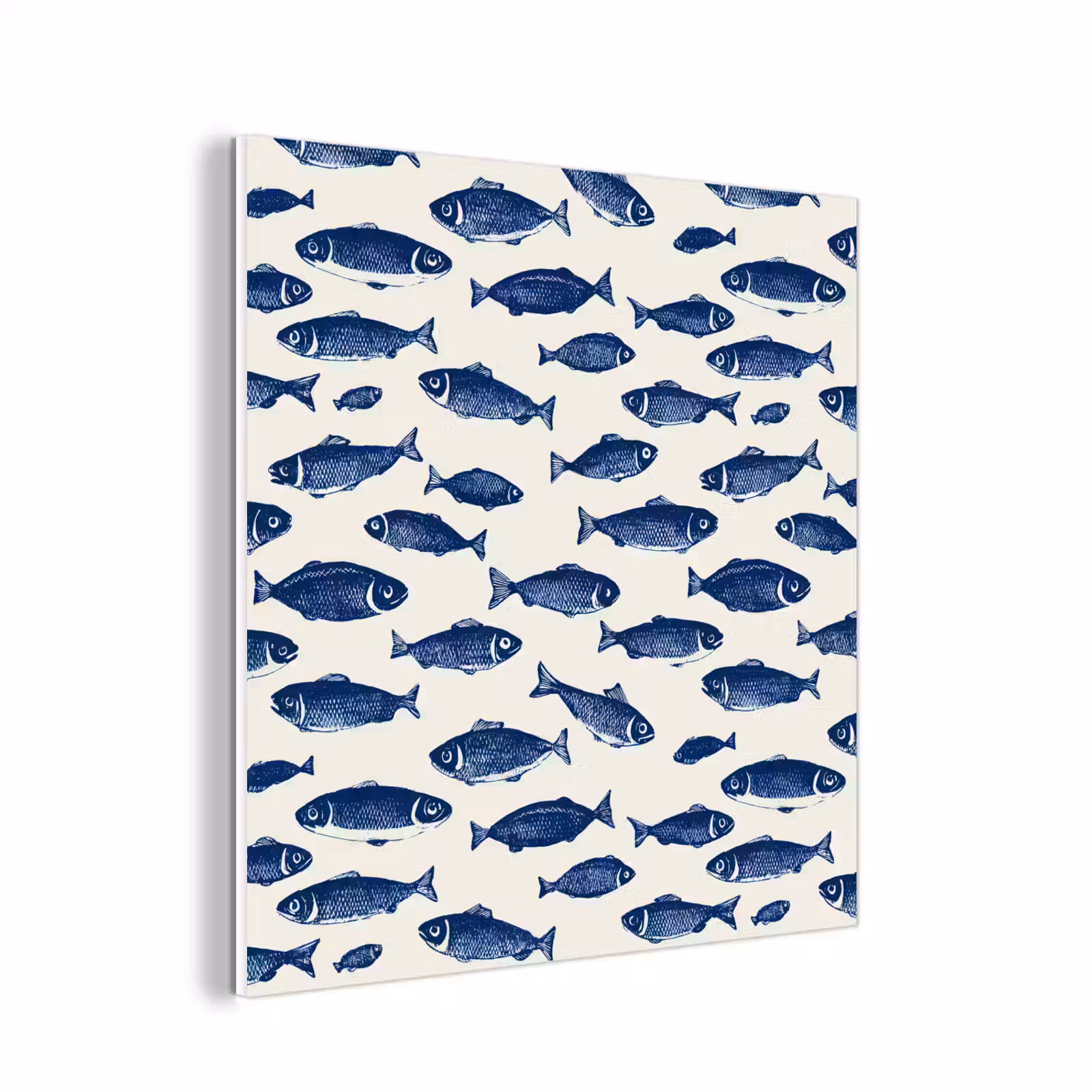 Forex - Vissen - Patroon - Blauw - Wit — 1