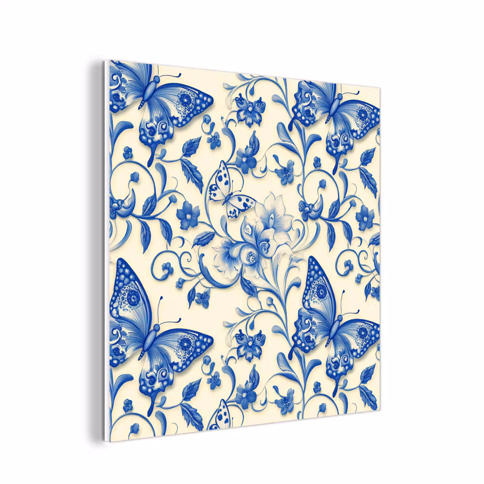 Forex - Vlinders - Bloemen - Blauw - Botanisch — 1