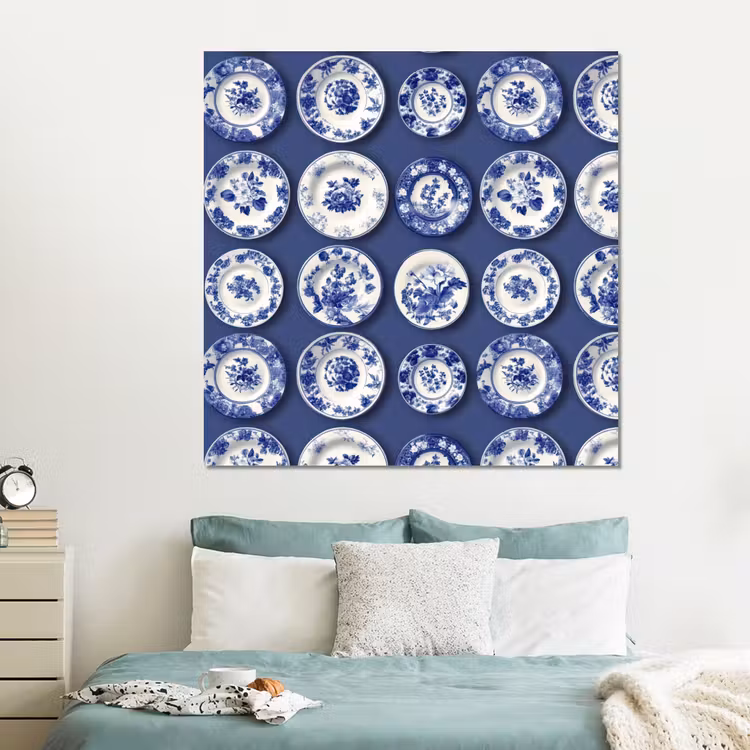 Forex - Borden - Floraal - Blauw — 2