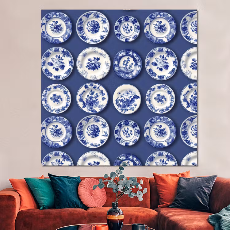 Forex - Borden - Floraal - Blauw — 3