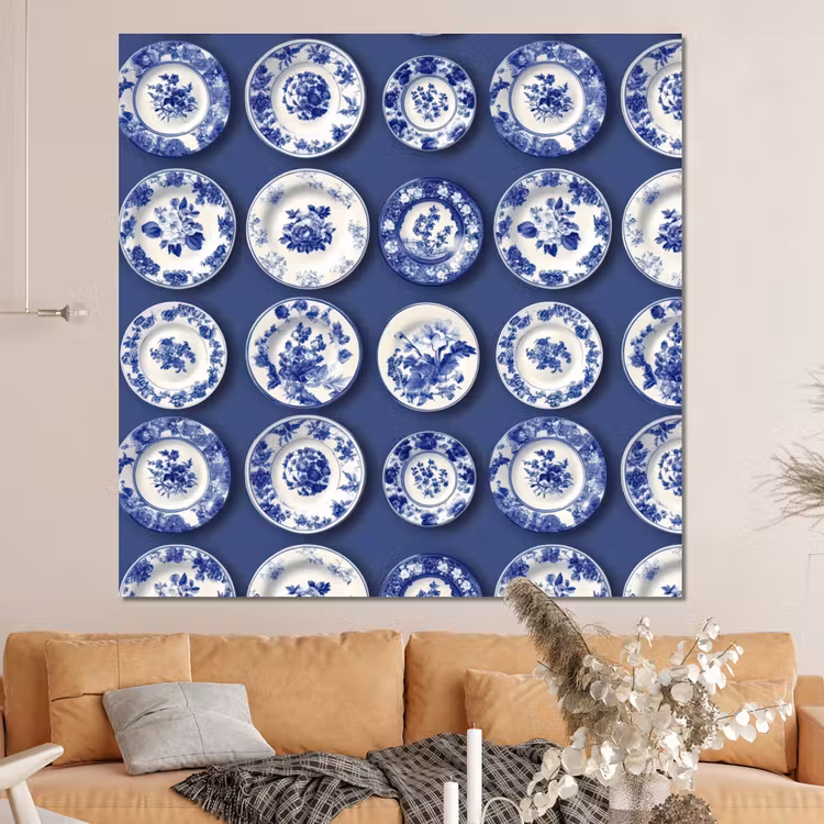 Forex - Borden - Floraal - Blauw — 4