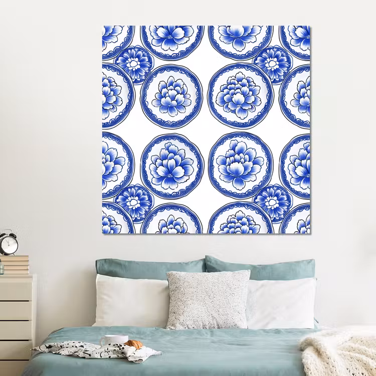 Forex - Cirkels - Bloemen - Blauw — 2