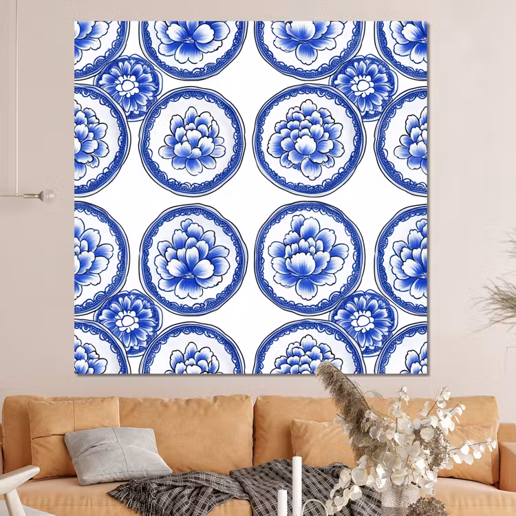 Forex - Cirkels - Bloemen - Blauw — 4