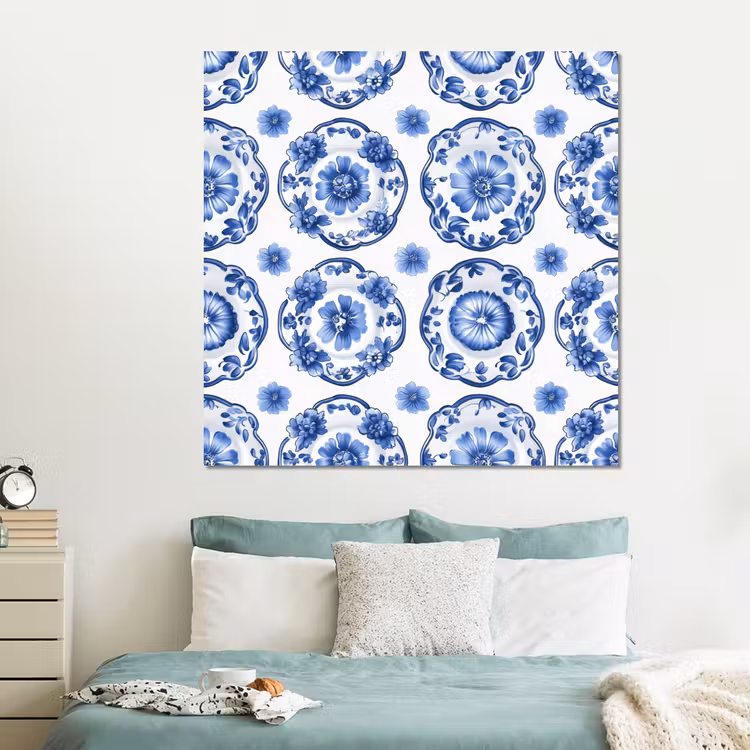 Forex - Sierborden - Bloemen - Blauw — 2