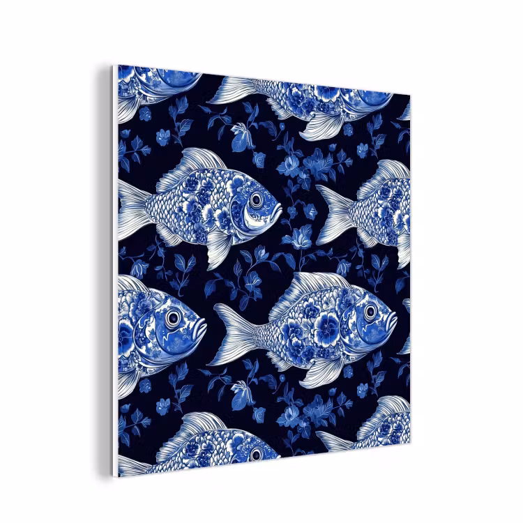 Forex - Vissen - Bloemen - Blauw — 1