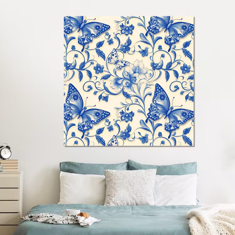Forex - Vlinders - Bloemen - Blauw - Botanisch — 2
