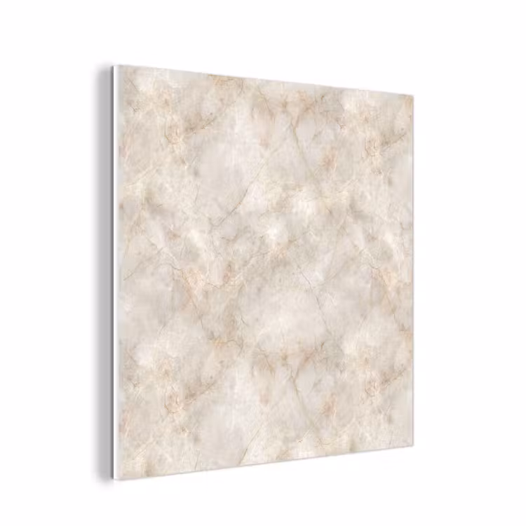 Forex - Lichtbeige - Goudbruine Nerven - Marmer — 1