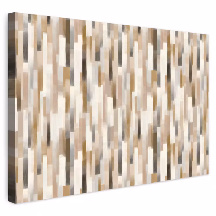 Buiten canvas - Abstract - Patroon - Kwaststreken