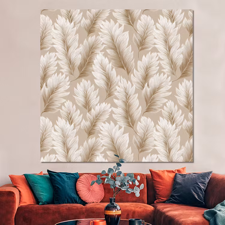 Forex - Botanisch - Patroon - Beige — 3